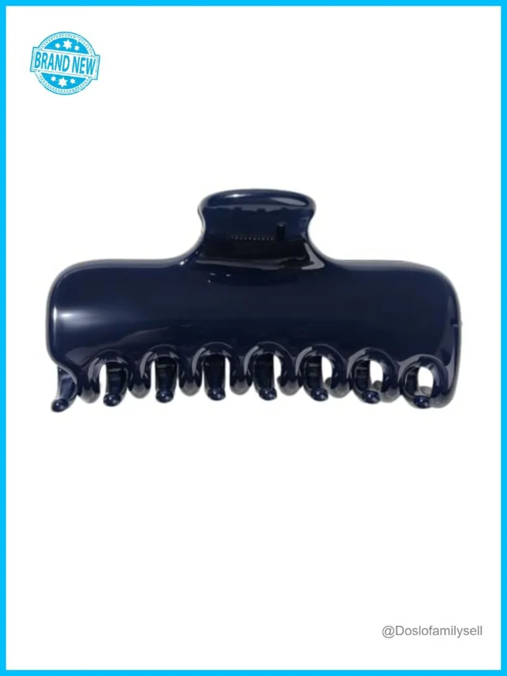 4 Inch Big Hair Claw Clips for Women, Non Slip Strong Hold Square Claw Clip,